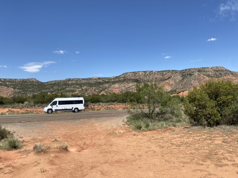 Van Life: Day 1 Pickup and Palo Duro Canyon State Park